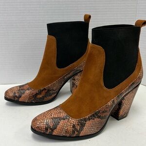 Deesigns by Dee Ocleppo 282213 Leather Ankle Boots Size 6.5